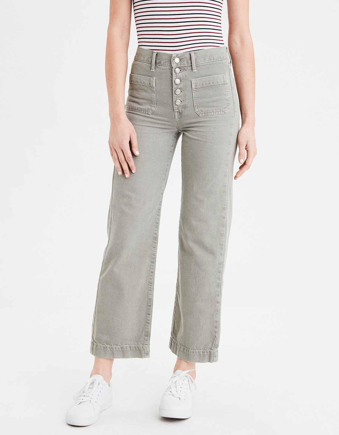 Wide Leg Crop Pant | American Eagle Outfitters (US & CA)