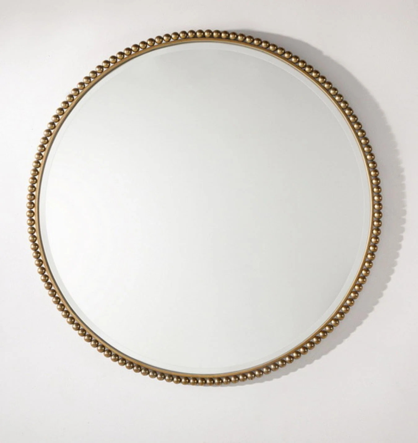 Eres Circle Metal Wall Mirror | Perigold