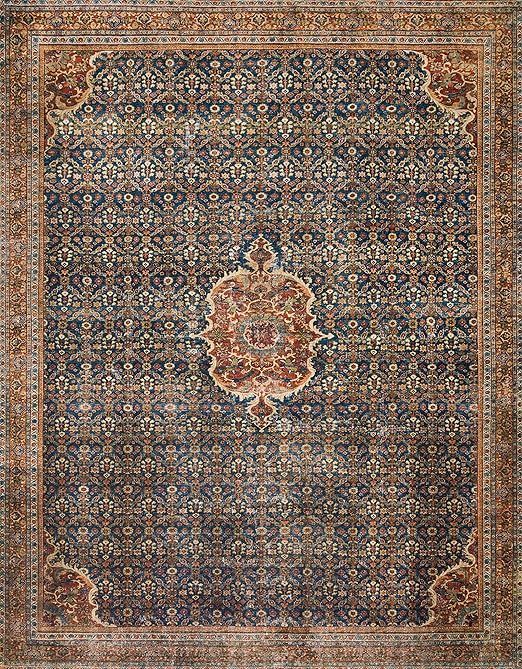 Loloi II Layla Collection LAY-13 Antique / Moss, Traditional 2'-0" x 5'-0" Accent Rug | Amazon (US)