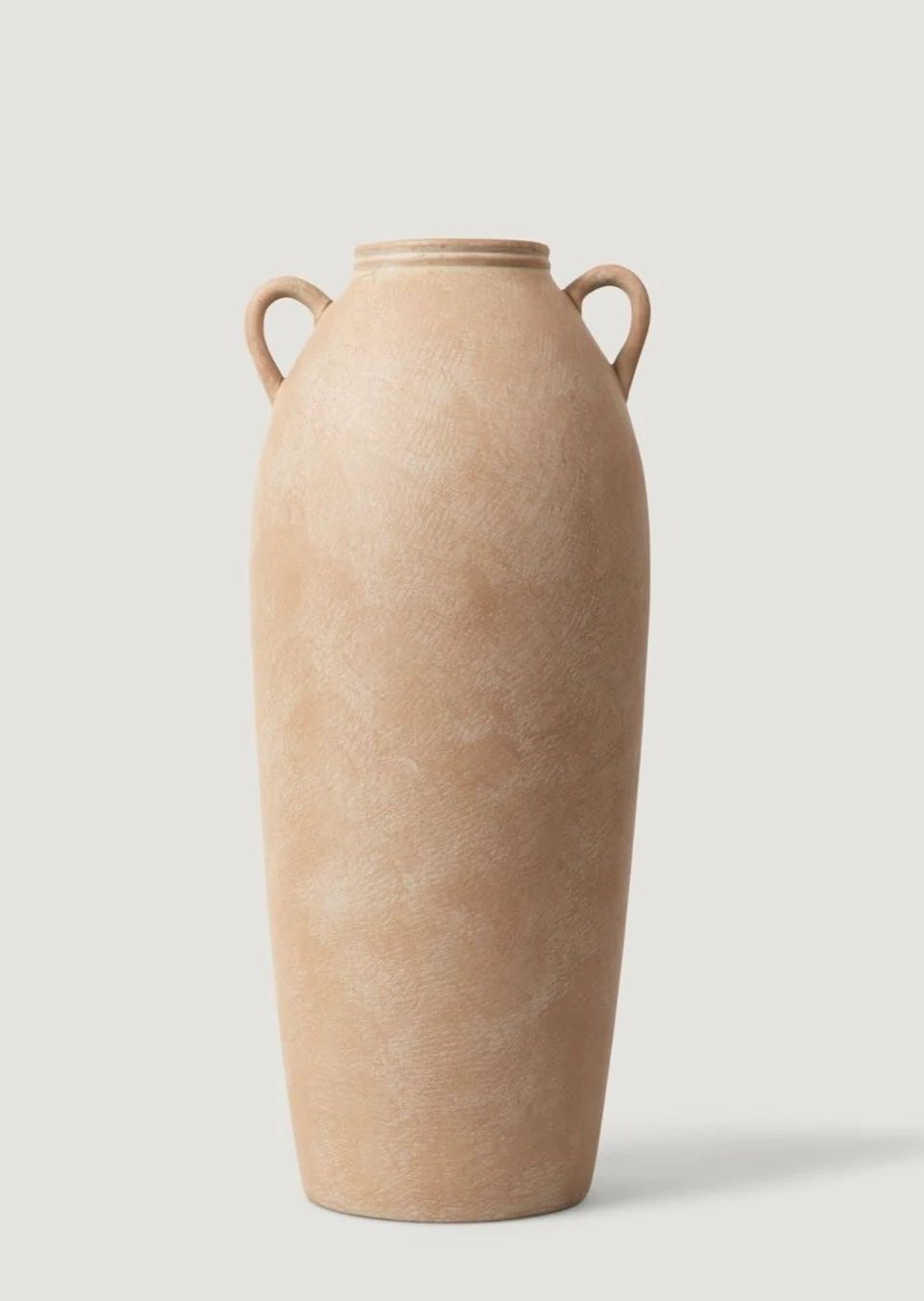 Tall Terra Cotta Vase with Handles - 20" | Afloral
