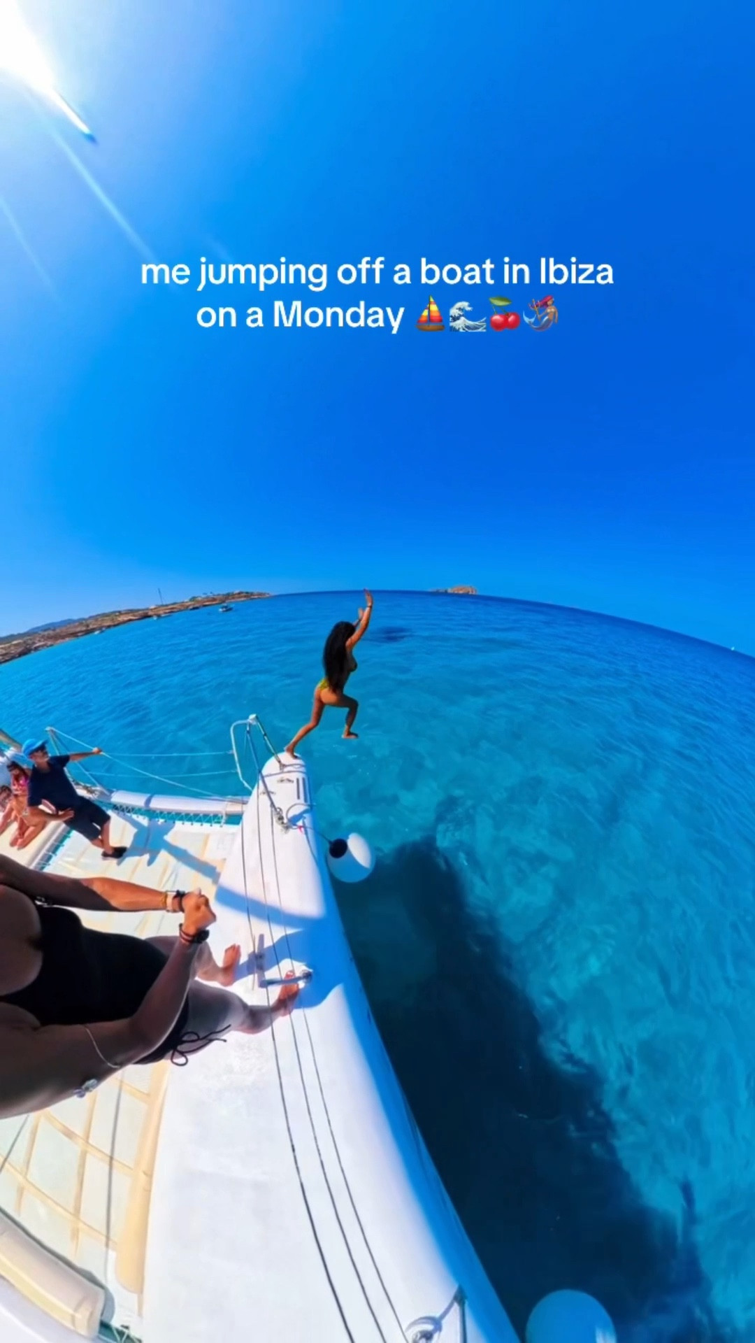 Living my life in Ibiza!!!🌊🍒🥂💃🏻🙌🏽☀️⛵️
.
#insta360x4 #insta360 #ibiza #boats #bikini #travel #vacation #vacay #shopresa #travelcreator #travelblogger #bikini

#LTKSummerEdit #LTKSeasonal #LTKTravel