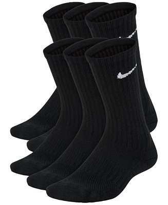 Big Kids' Cushioned Crew Socks, 6 Pairs | Macy's Canada