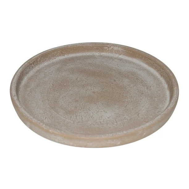 Better Homes & Gardens 8 in. Hand-painted Brown Earthenware Saucer | Walmart (US)