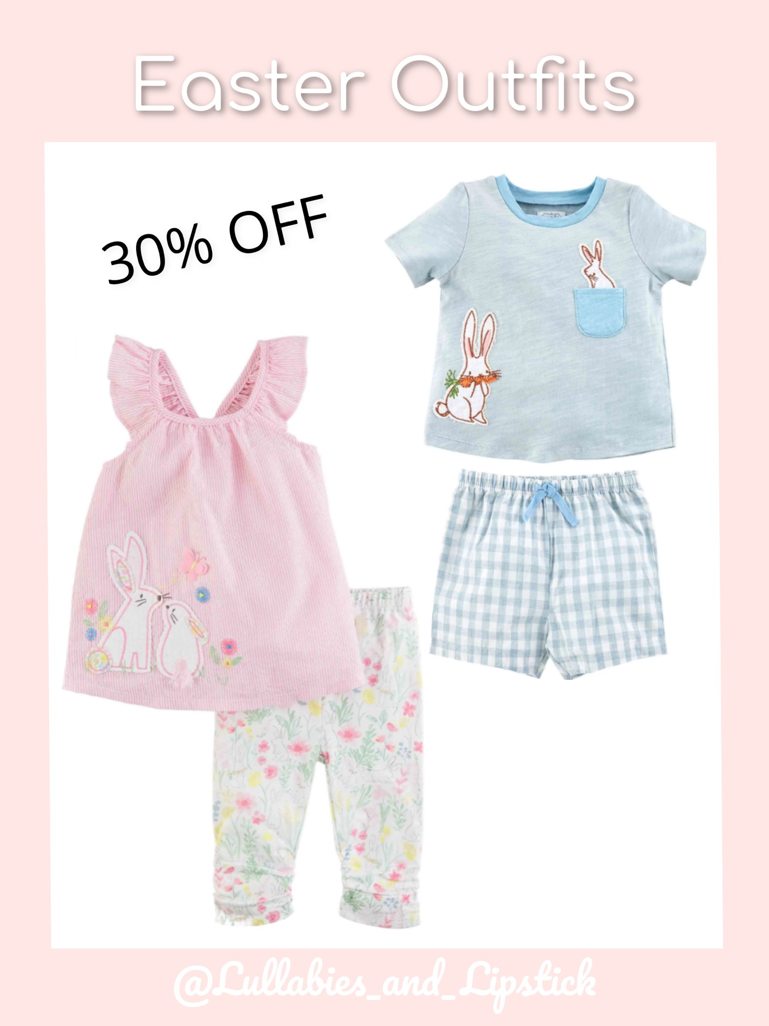 Easter outfits for baby and toddler extra 30% off with code Easter30

#easter #kidseaster #easterkids #easterideasforkids #easteroutfits | Easter | kids Easter ~ Easter outfits for kids | Easter baskets | Easter ideas for kids | baby’s first Easter 
Boys Easter outfit | baby boy Easter outfit ~ toddler boy Easter outfit | baby girl Easter outfit | toddler girl Easter outfit | Easter outfits for baby girl | Easter outfits for baby boy | Easter outfits for toddler 

#LTKkids #LTKbaby #LTKsalealert