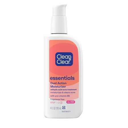 Clean & Clear Essentials Dual Action Moisturizer 4 fl. oz | Walmart (US)