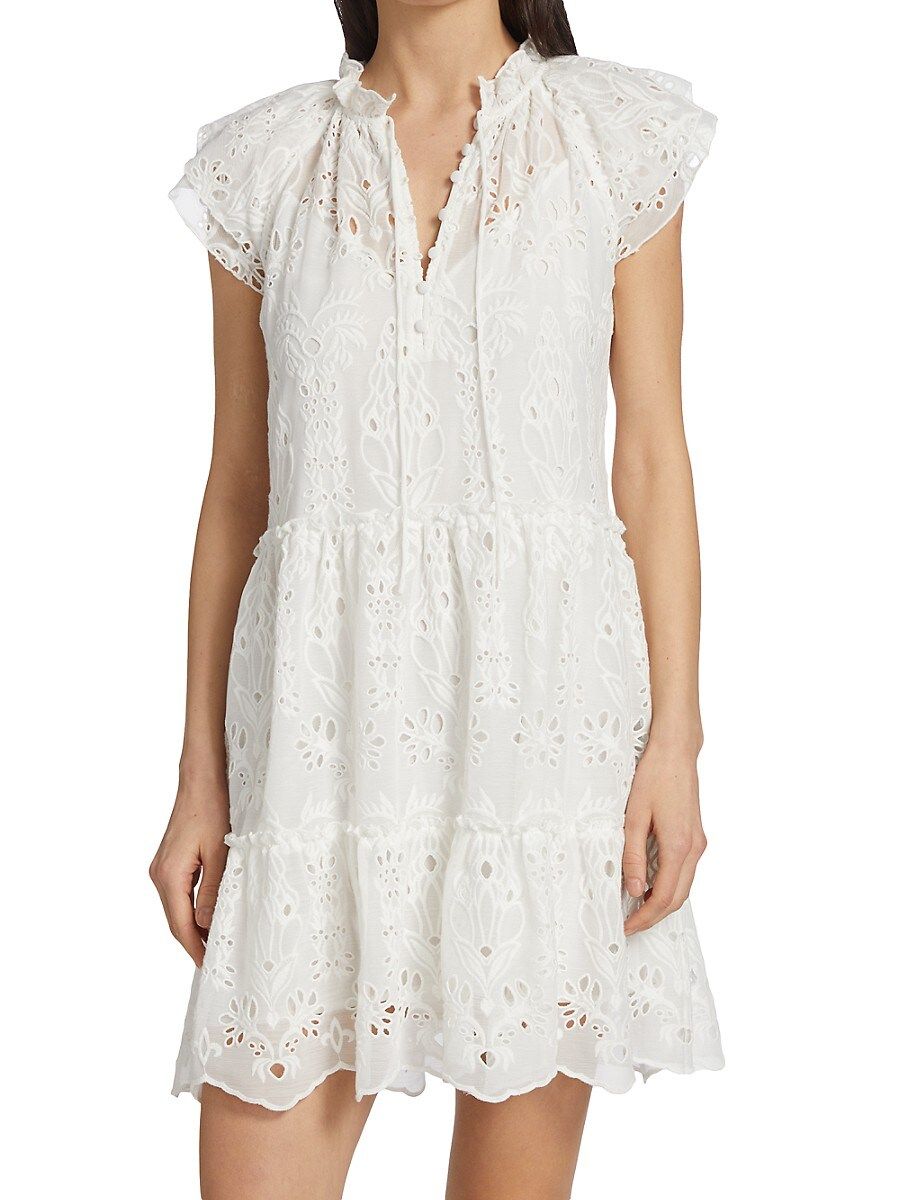 Generation Love Women's Mirabelle Embroidered Dress - White - Size S | Saks Fifth Avenue OFF 5TH