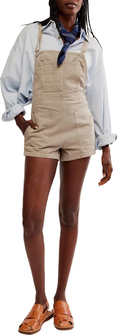 Free People Tough Love Denim Shortalls | Nordstromrack | Nordstrom Rack