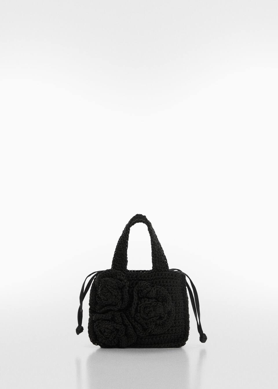 Mini borsa uncinetto fiori -  Donna | Mango Italia | Mango IT