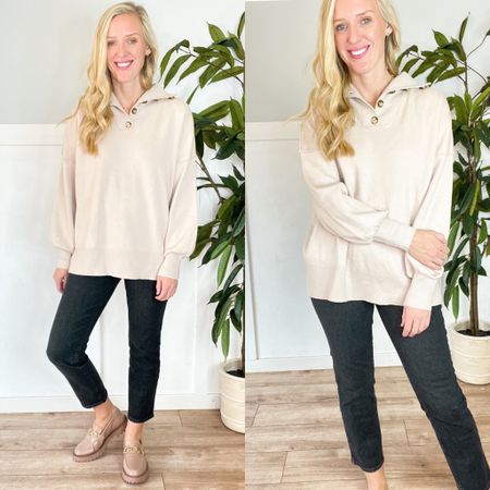 Amazon sweater now on sale! Use code: 208PP1RT to save 20% at checkout! Also clip coupon! I sized up to a medium for an oversized fit. 

#LTKsalealert #LTKSeasonal #LTKCyberweek