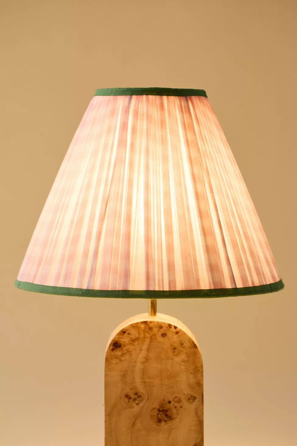 Bailey Gathered Fabric Lamp Shade | Urban Outfitters (US and RoW)
