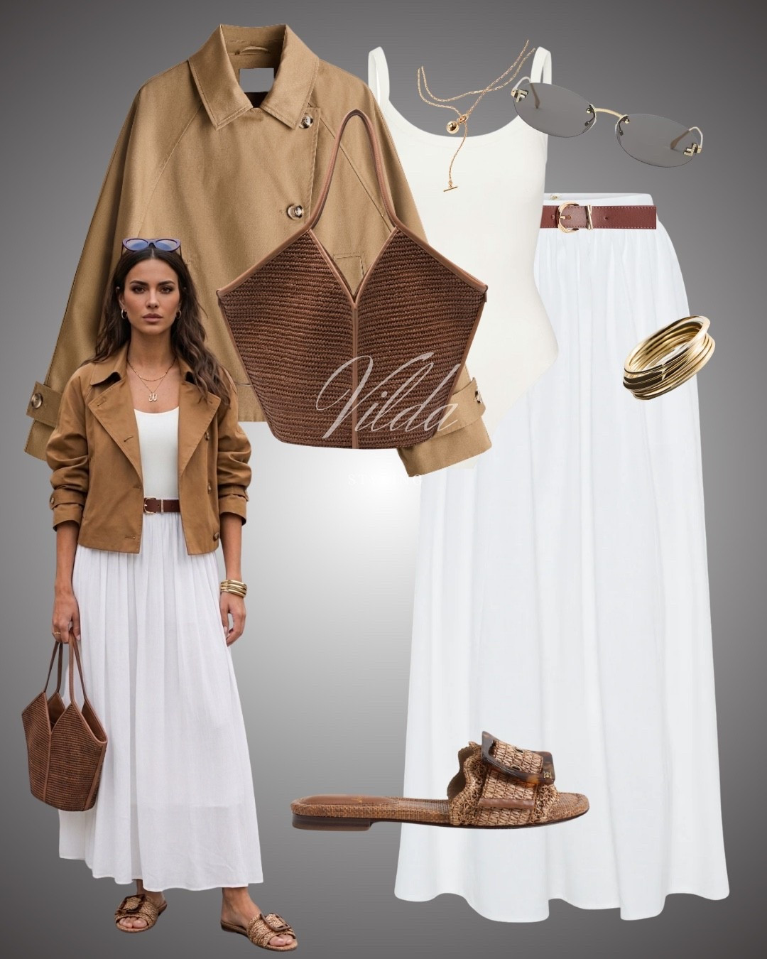 Neutral Layers 🕊️
Found: the perfect white maxi skirt. Styled it with a cropped trench and woven accessories for a look that’s both cozy and chic. #LTKstyletip #NeutralAesthetic #MinimalistStyle #SpringStyle 

#LTKspring #LTKeurope #LTKuk