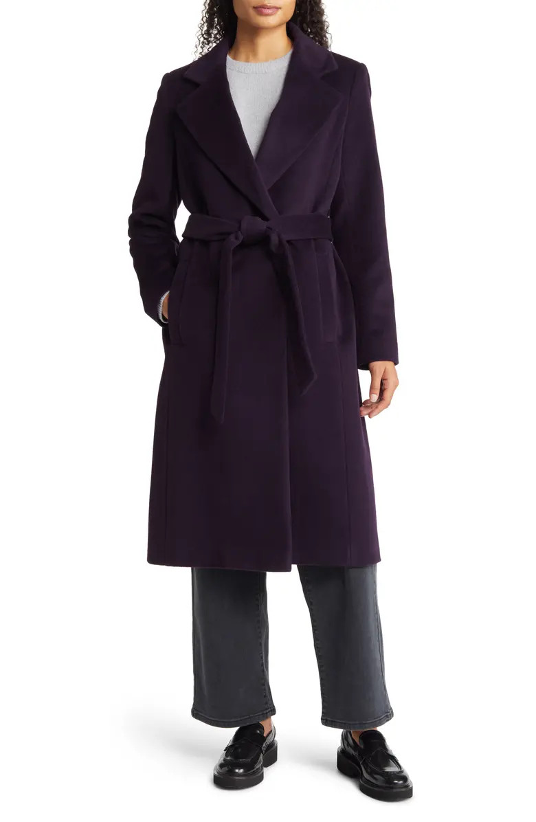 Belted Wool Blend Coat | Nordstrom