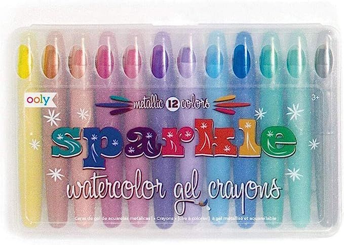 OOLY, Rainbow Sparkle Metallic Watercolor Gel, Art Supplies - Set of 12 | Amazon (US)