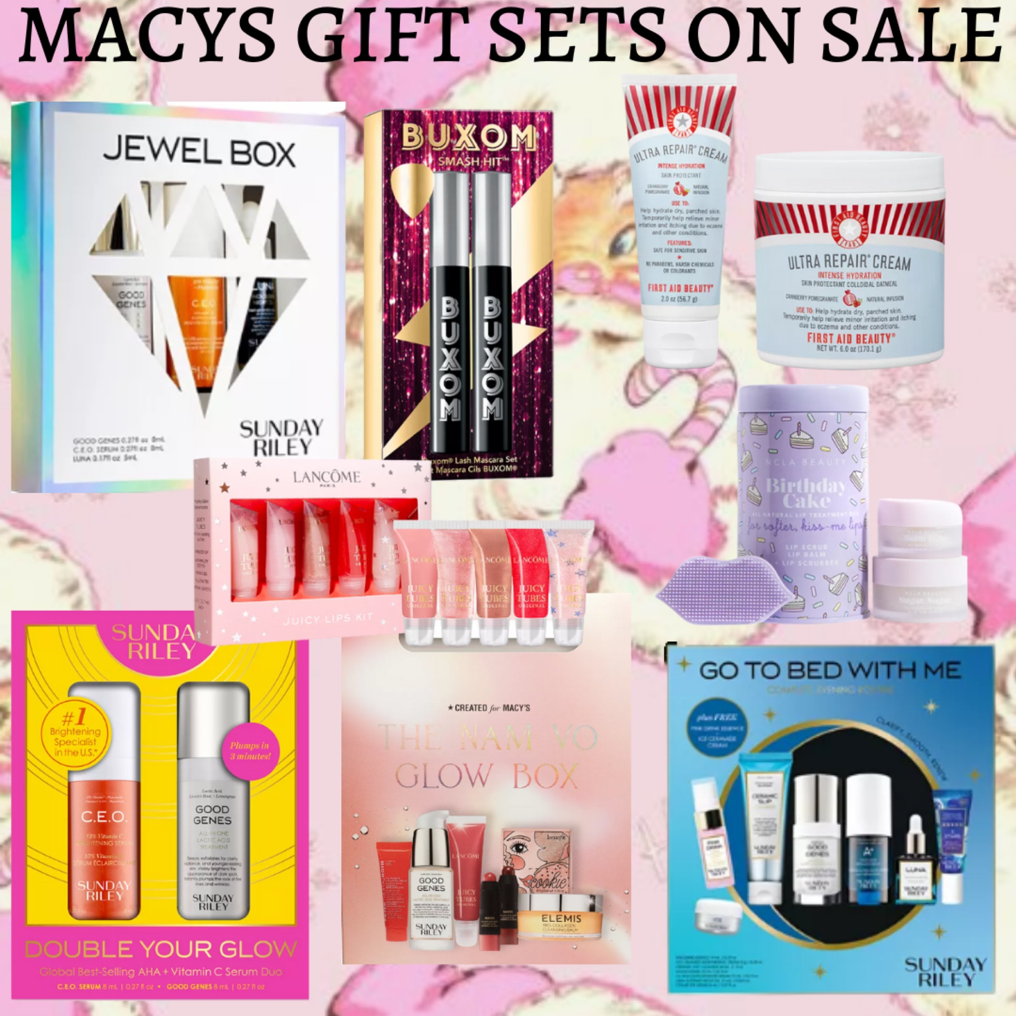 Macys Gift Sets

Women’s Makeup l Women’s Skincare l Sunday Riley l Buxom l First Aid Beauty l 

#LTKsalealert #LTKCyberweek #LTKHoliday