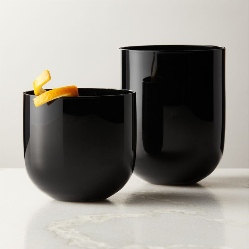 Pina Black Barware | CB2 | CB2