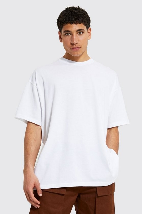 Oversized Crew Neck T-shirt | boohooMAN (DE, IE & UK)