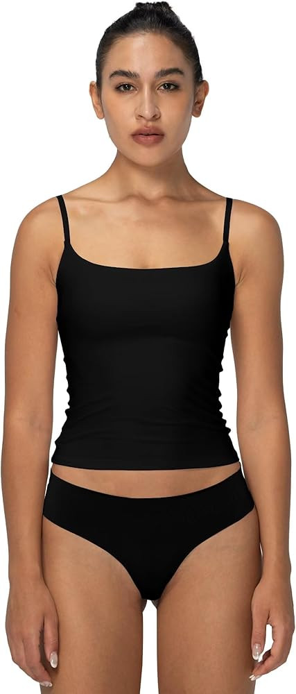 Sunzel Women’s Sexy Square Neck Tank Top Summer Going Out Basic Cami Shirt with Adjustable Stra... | Amazon (CA)