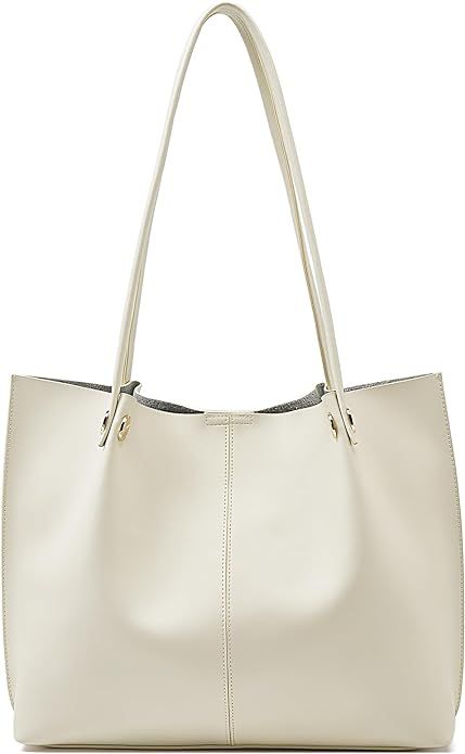 FOXLOVER Genuine Leather Shoulder Bags for Women Big Capacity Hobo Bucket Bag Lady Designer Handb... | Amazon (US)