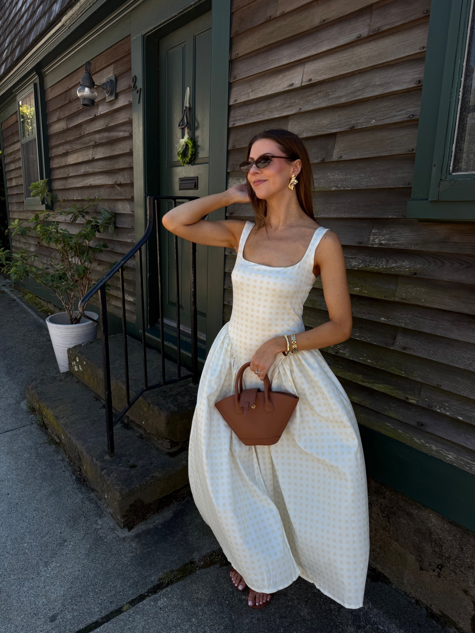 Vacation outfit, Newport outfit, maxi dress, trendy dress, yellow dress, butter yellow dress, picnic dress, winery dress, weekend dress, girls day dress, bachelorette party dress, wine tasting outfit, baby shower dress, wedding shower dress, bridal shower dress, drop waist dress, square neck dress, yellow and white dress, nap dress, under $50 🧺

#LTKStyleTip #LTKFindsUnder50 #LTKSeasonal