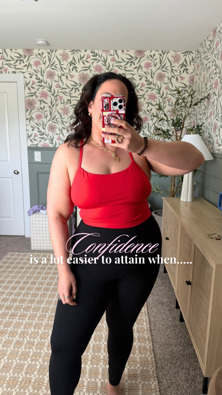 heard that from somewhere 💁🏻‍♀️ repeat after me..follow women who are like YOU…who inspire YOU…I promise you’ll feel a lot better that way!

#LTKActive #LTKMidsize #LTKfitnessgoals