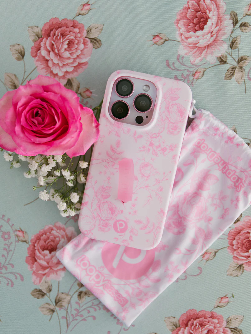 Loopy Cases - Pink Toile | Loopy Cases
