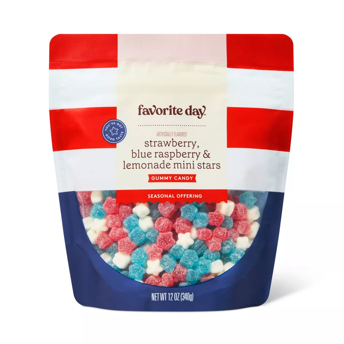 Mixed Berry Lemonade Mini Stars Gummy Candy - 12oz - Favorite Day™ | Target
