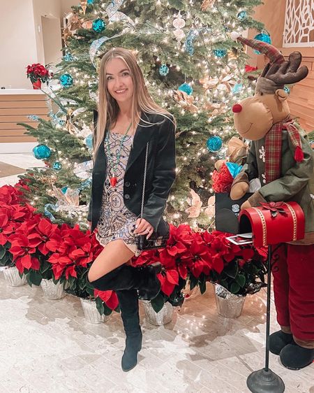 Christmas look from the other night 🎄 Christmas ∙ holiday ∙ new years ∙ sequin ∙ mini dress ∙ blazer #holidaylooks #minidress

#LTKHoliday #LTKstyletip #LTKSeasonal