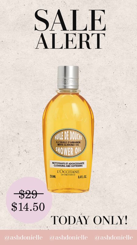 The best shower oil is 50% off today! SO hydrating 

#LTKsalealert #LTKfindsunder50 #LTKbeauty