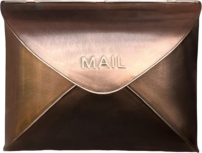 NACH Wall Mount Mailboxes for Outside, 10.2 x 13 x 4.7 inch Copper Wall Mailboxes for Outside, Wa... | Amazon (CA)