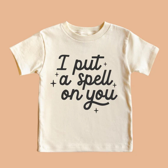 Toddler Halloween Shirti Put a Spell on You Shirt Fall - Etsy | Etsy (US)