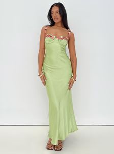Kenzie Maxi Dress Green | Princess Polly US