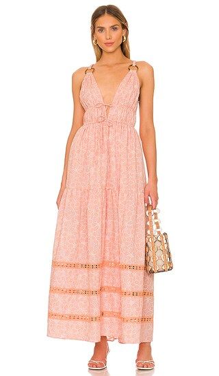 Draya Maxi Dress in Peach Whip | Revolve Clothing (Global)