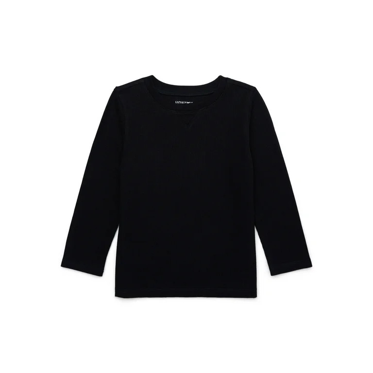 Garanimals Toddler Boys Long Sleeve Solid Thermal Tee, Sizes 18M-5T | Walmart (US)