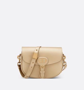 Medium Dior Bobby Bag Beige Box Calfskin | DIOR | Dior Couture