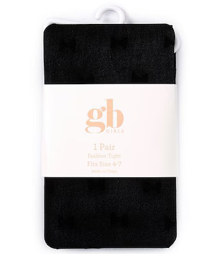 GB Girls 4-16 Bow Sheer Tights | Dillard's | Dillard's