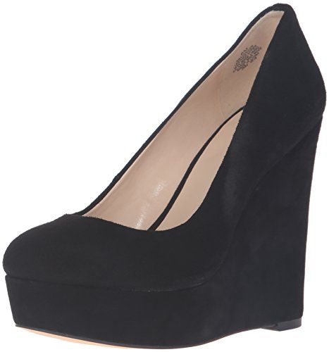 Nine West Women's Voucher Suede Wedge Pump | Amazon (US)