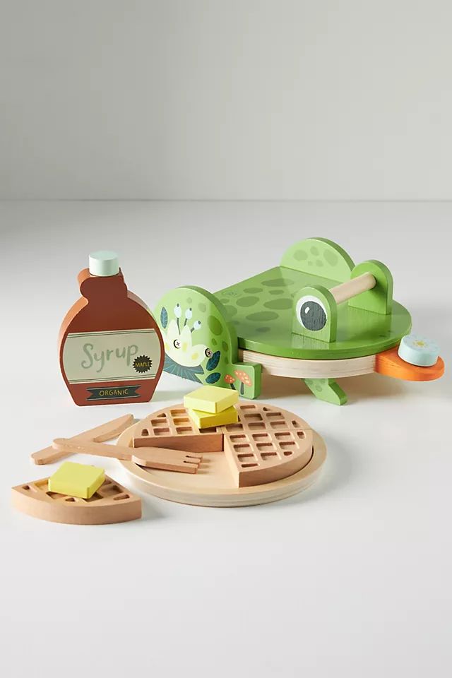 Ribbit Frog Waffle Maker Toy Set | Anthropologie (US)