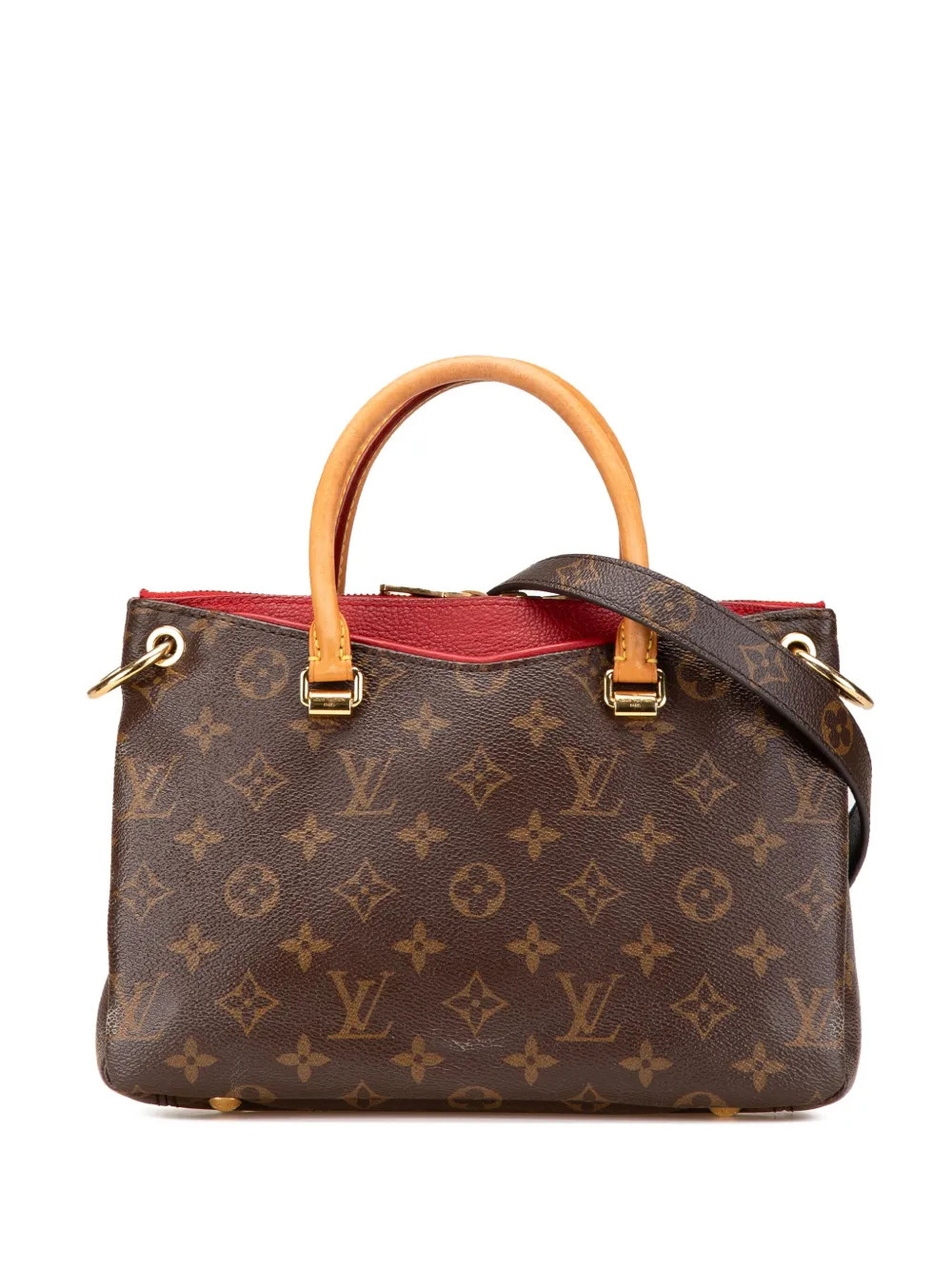 Louis Vuitton Pre-Owned 2015 Monogram Pallas BB satchel - Brown | Farfetch Global