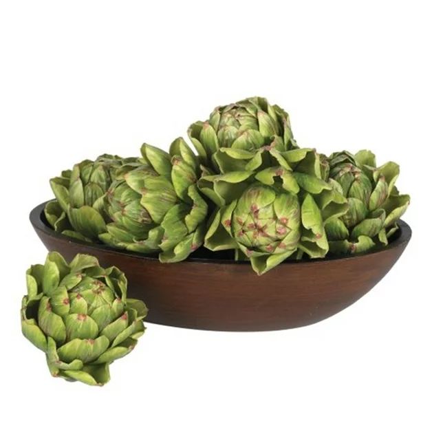 Nearly Natural 5in. Artificial Artichokes (Set of 6), Green | Walmart (US)