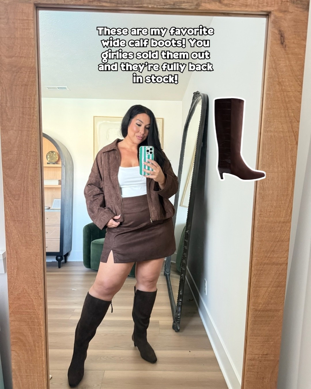 Boots of the season! Wide calf friendly and easy to dress up or down @Walmart 

Midsize fashion, ootd, fall shoes, outfit inspo

#LTKootd #LTKSeasonal #LTKMidsize