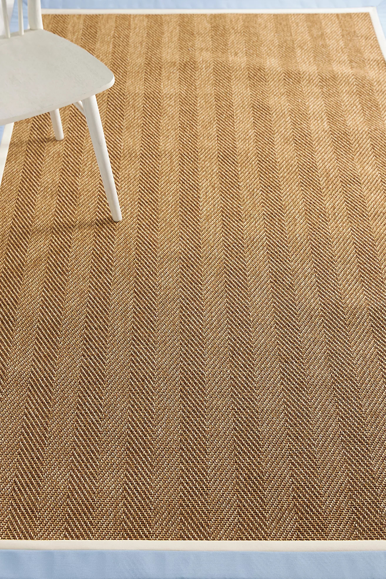 Flatwoven Double Border Performance Outdoor Rug | Anthropologie (US)