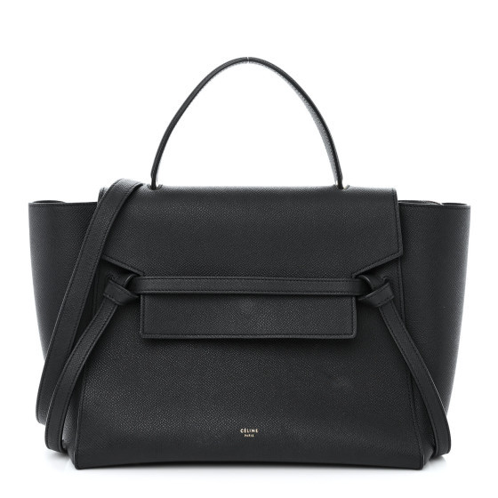 Grained Calfskin Mini Belt Bag Black | FASHIONPHILE (US)