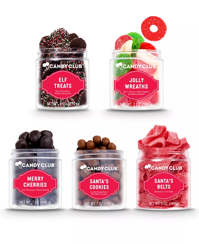 Candy Club
          
        
  
      
          Santa's Favorites Holiday Gummy Gift Set, 5 Pi... | Macy's