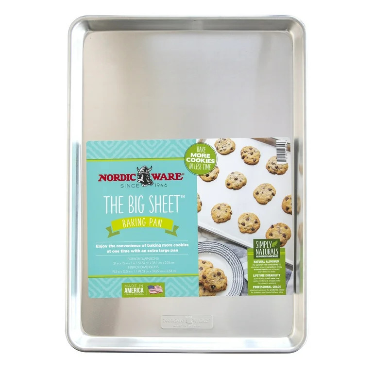 Nordic Ware Aluminum Extra Large Cookie Sheet | Walmart (US)