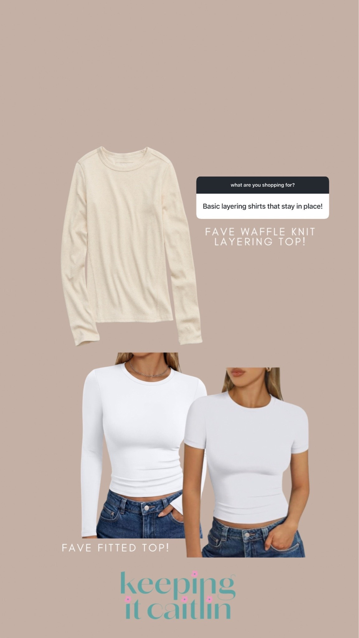 Basic layering tops!