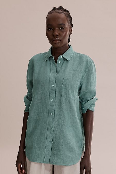 Organically Grown Linen Shirt | Country Road (AU)