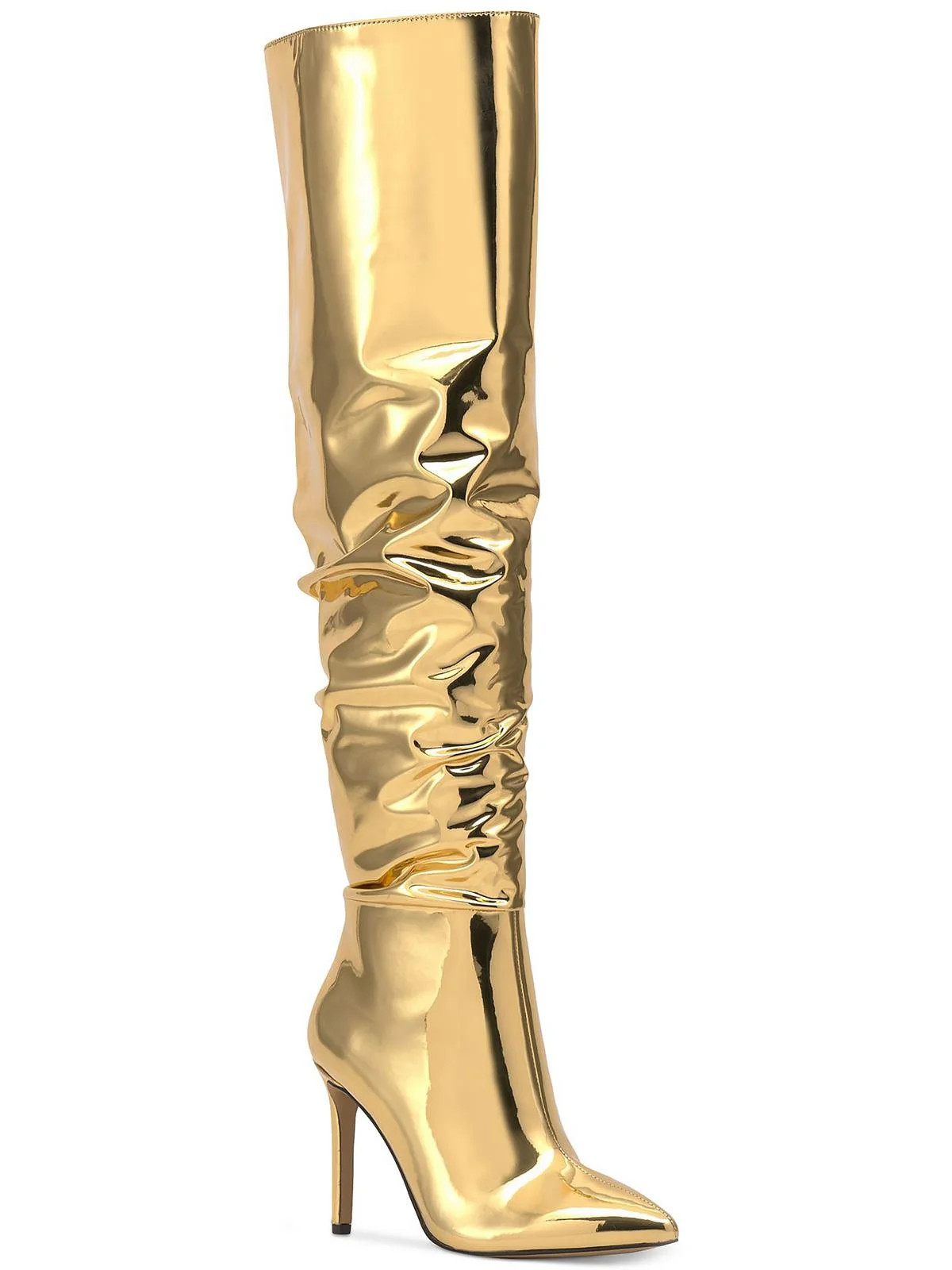 INC Womens Iyonna Zipper Patent Over-The-Knee Boots | Walmart (US)