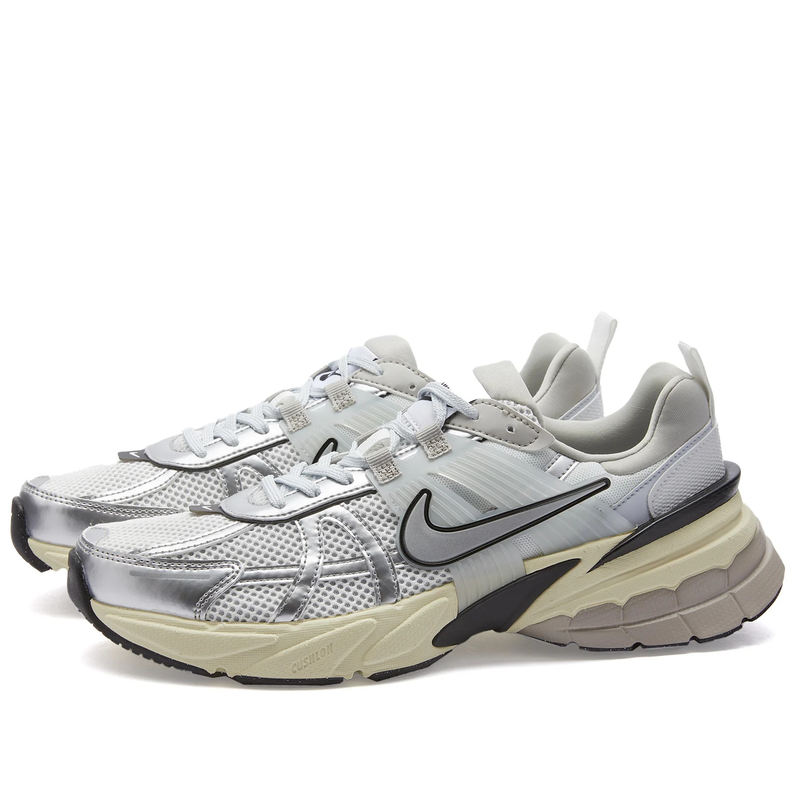 Nike Women's V2K Run W Summit White/Metallic Silver | END. Clothing