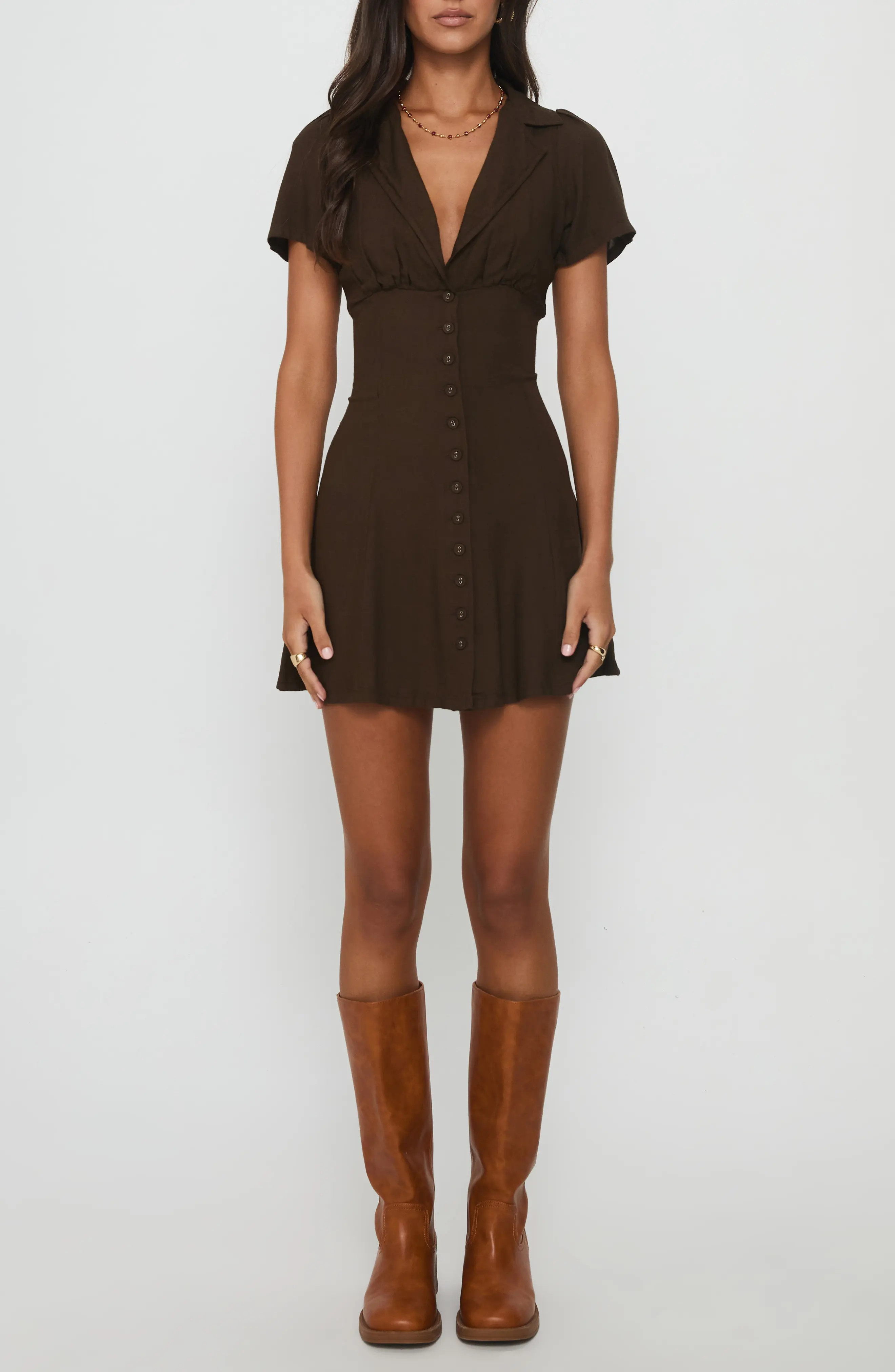 Pique Mini Shirtdress (Women) | Nordstrom | Nordstrom