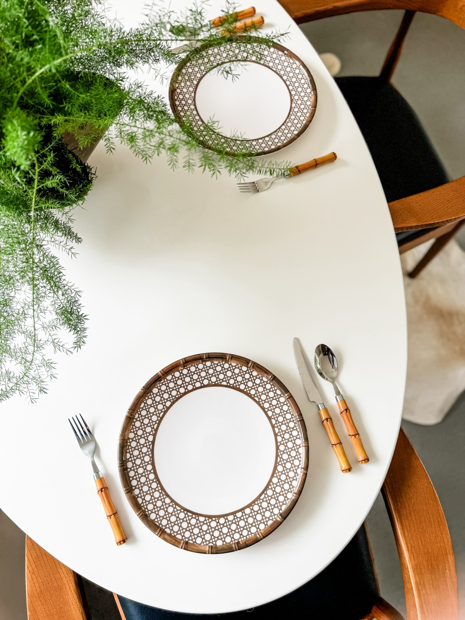 These bamboo melamine plates are one of my favorite recent finds! They remind me of tableware that you would find at a home decor boutique. I will pull these out over and over again during the fall and winter season.

bamboo melamine plates, amazon dinnerware, boutique style tableware, affordable tableware, amazon home finds, chic tableware, stylish dinnerware, fall entertaining essentials, winter entertaining must haves, everyday plates, durable dinnerware, amazon kitchen finds, seasonal tableware, entertaining favorites, amazon dining essentials, modern tableware, budget friendly dinnerware, entertaining on a budget, versatile plates, boutique inspired finds, amazon home decor, fall hosting favorites, winter hosting decor, tableware must haves

#LTKStyleTip #LTKHome #LTKFindsUnder50